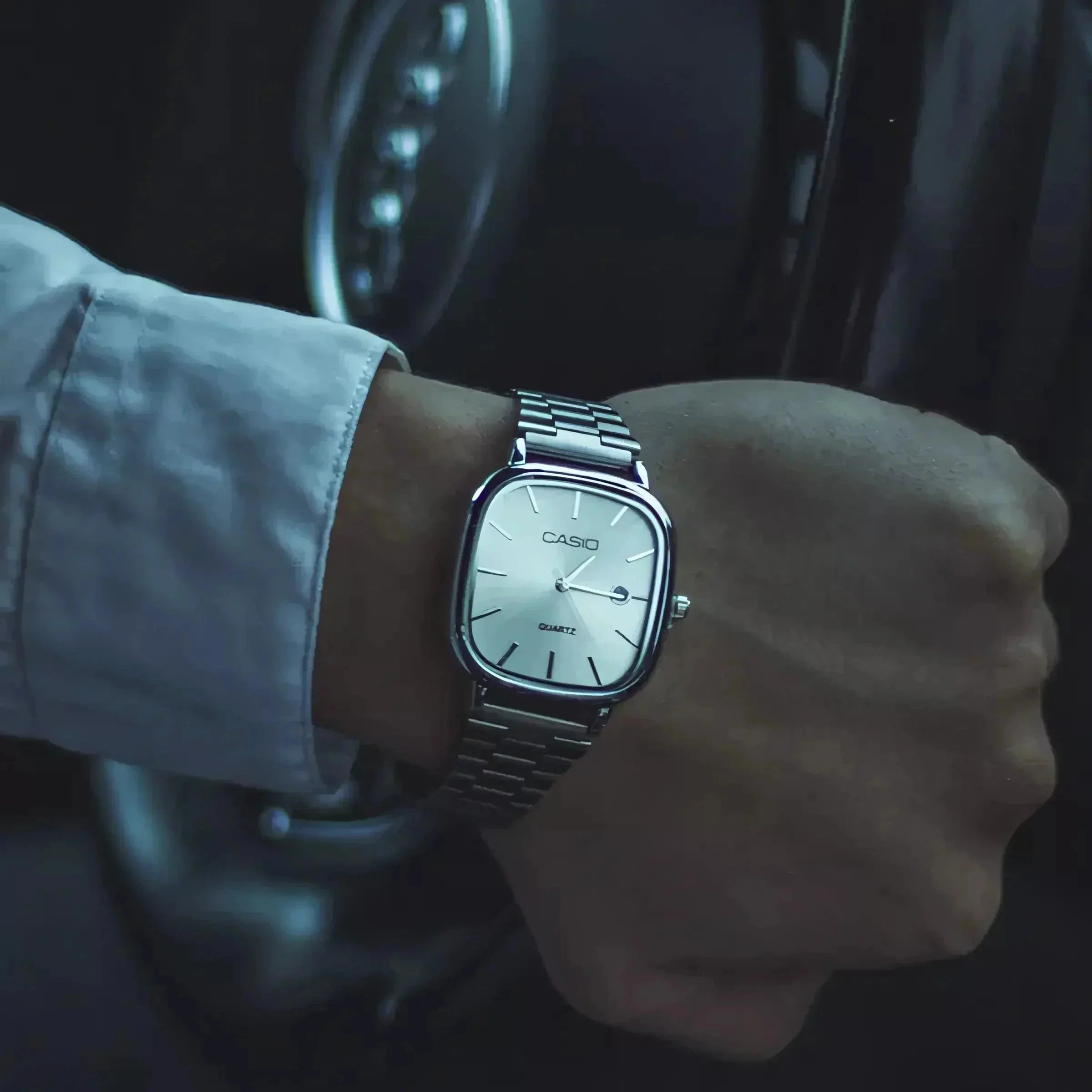 C A S I O Luxurious 36mm Watch - Water Resistant | Transferred steel Relógio CASIO Luxurious 36mm - Unissex Resistente à água | Aço Inoxidável Aurev