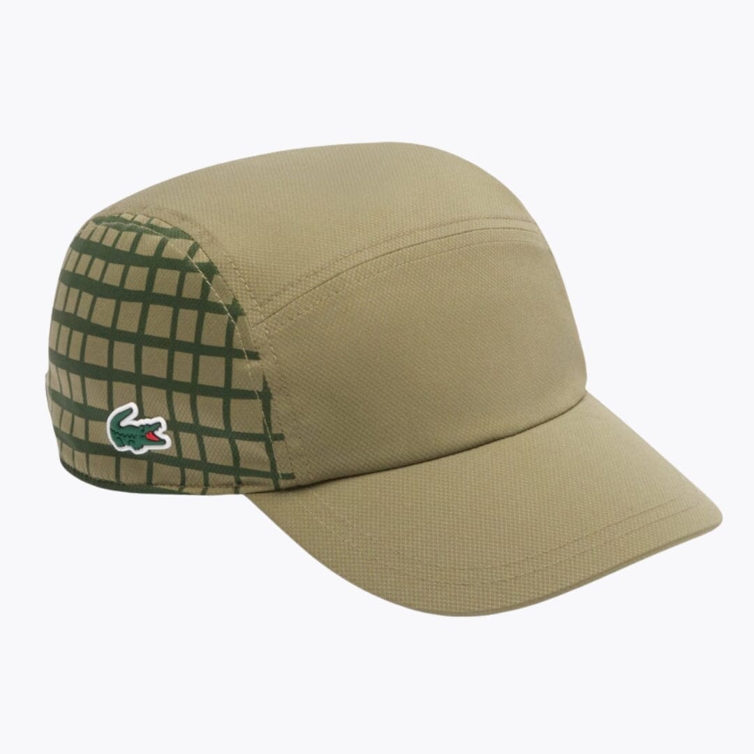LC Graphic Print Tennis Cap Lacoste Luxvian Khaki green