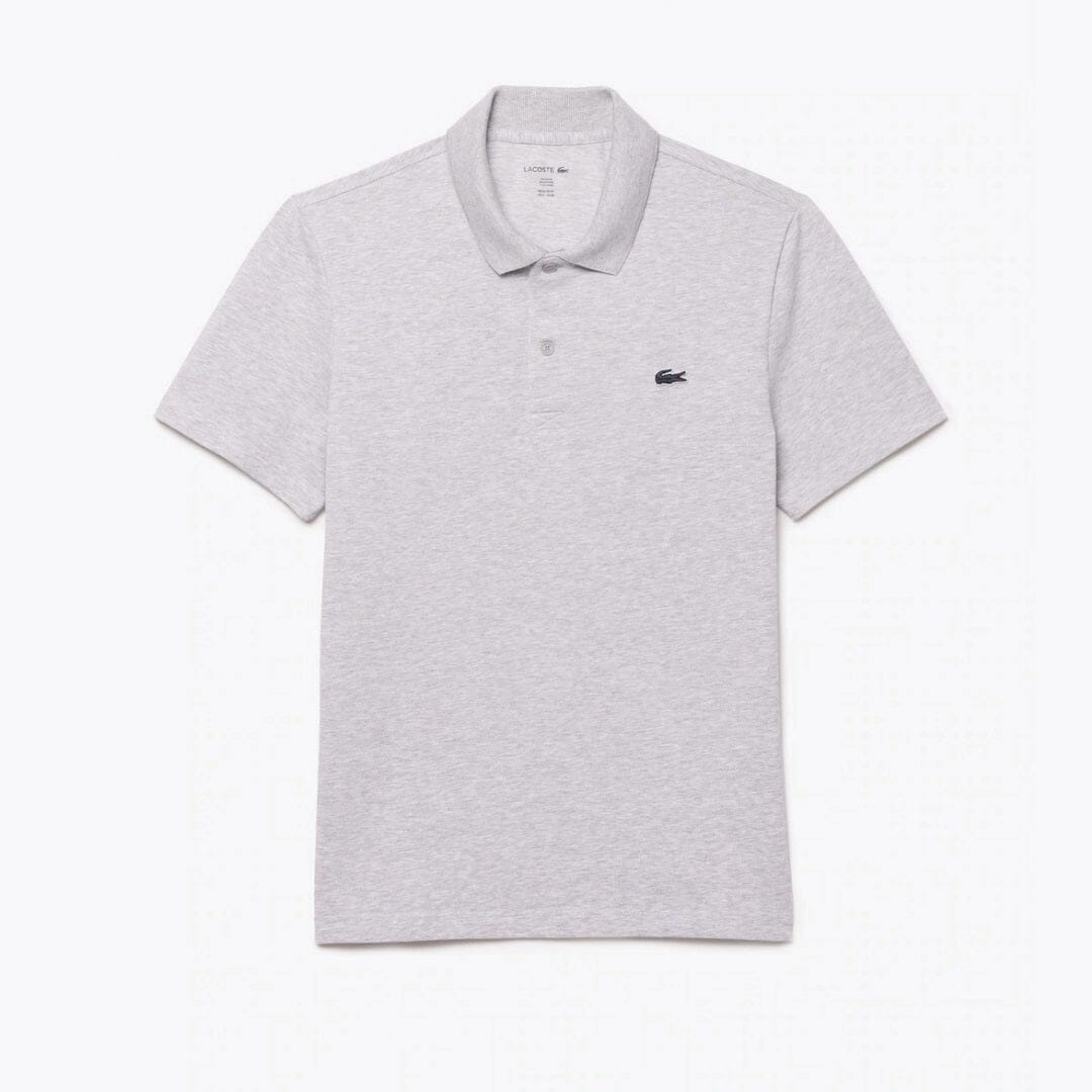 LC Regular Fit Cotton Blend Polo Shirt Lacoste Luxvian Grey S