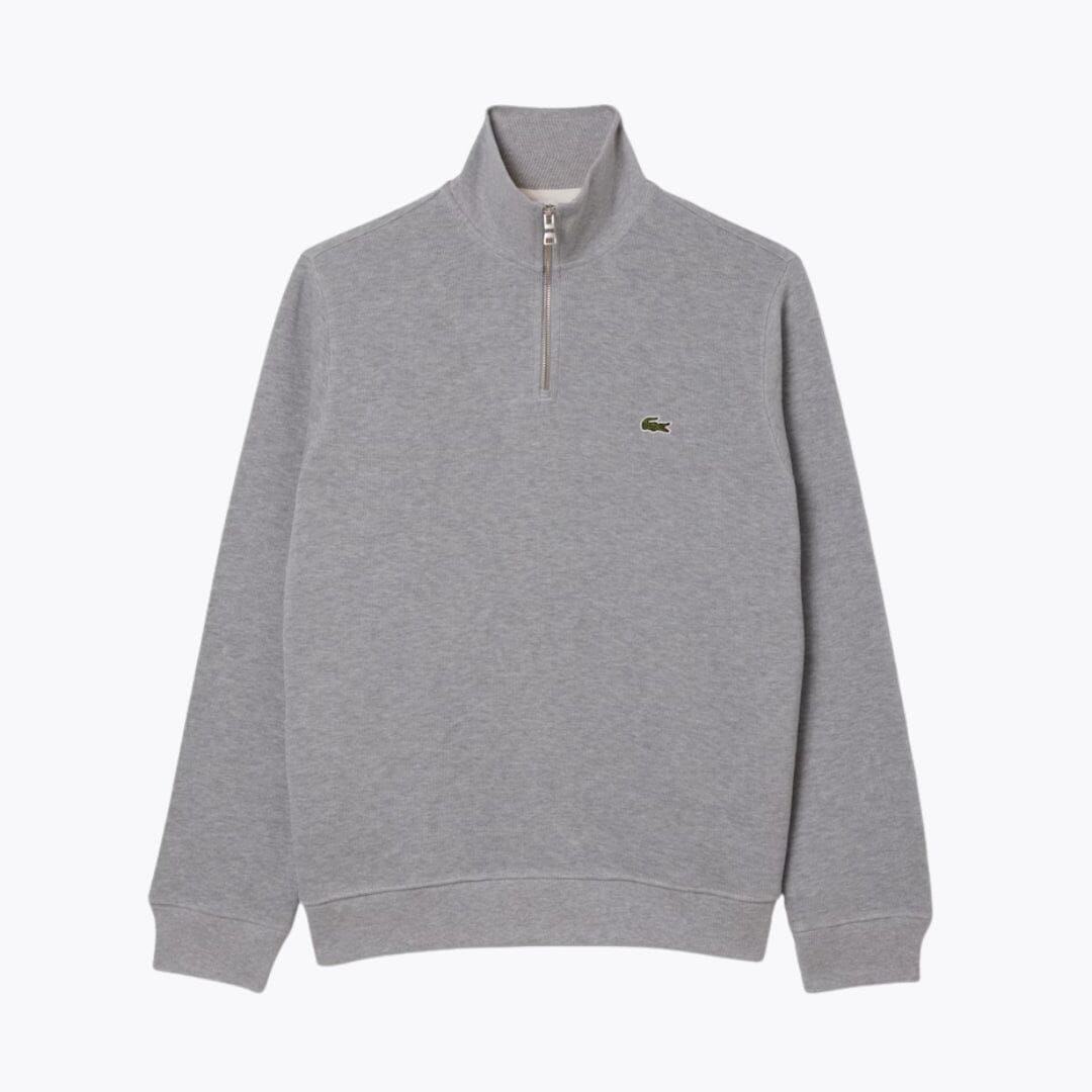 LC Zip-Up High Neck Sweatshirt Lacoste Aurev Light Heatered S