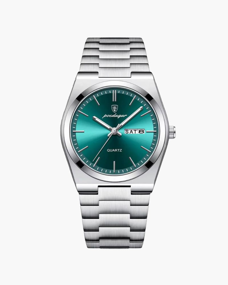 Marine Quarz Uhr Luxvian Smaragd