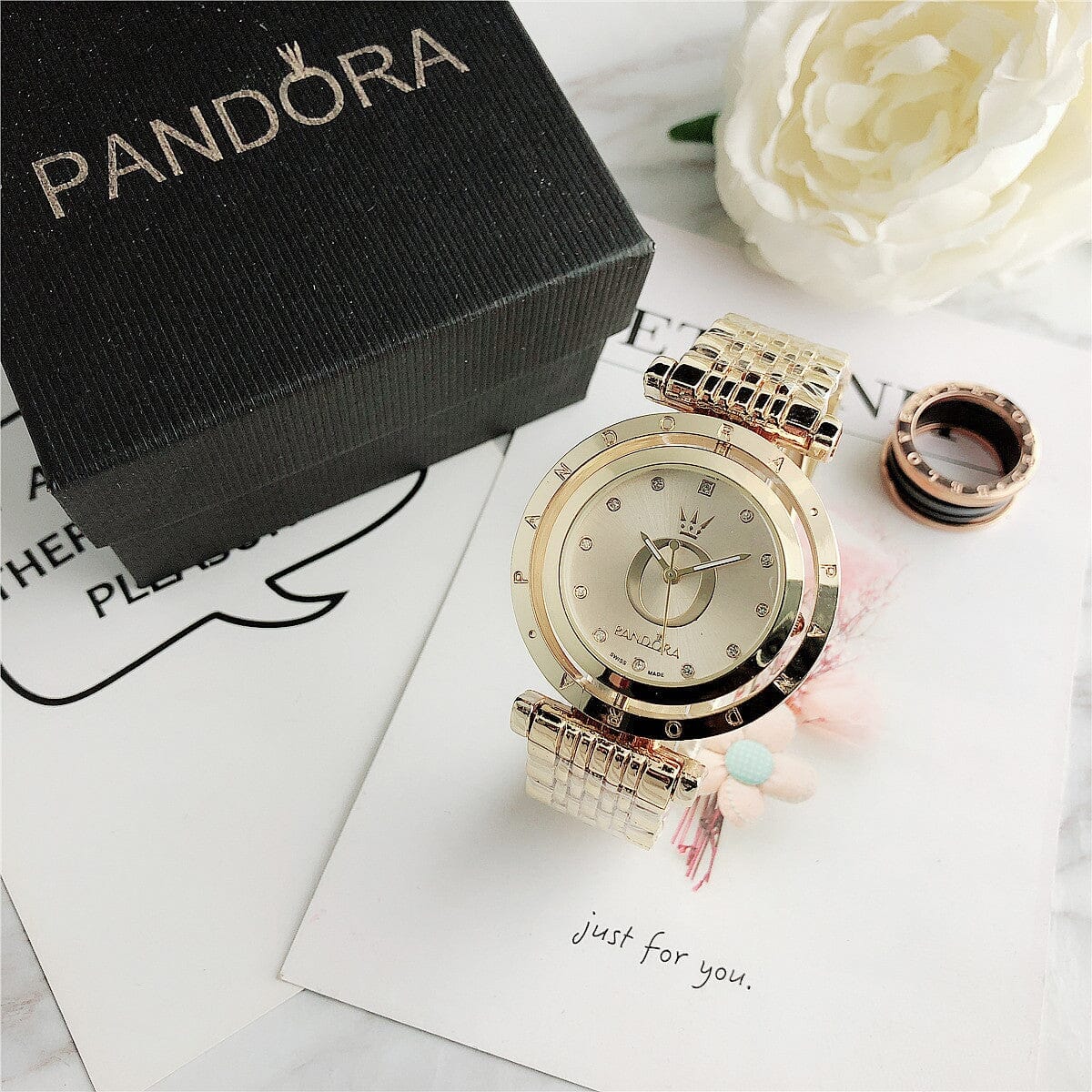 P A N D O R A Moments Glamour Pandora Luxvian Gold
