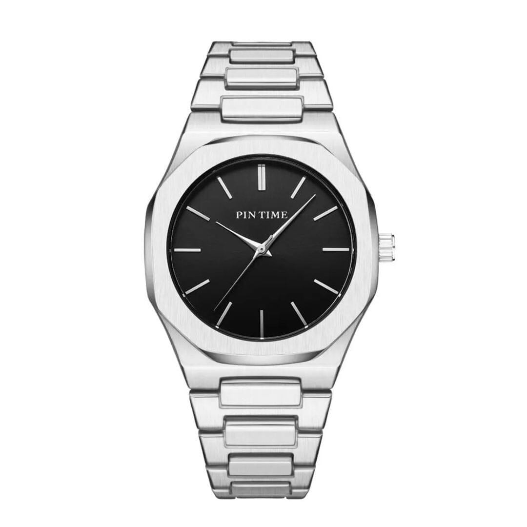 POEDAGAR Watch Pearl Purity Poedagar Luxvian Black