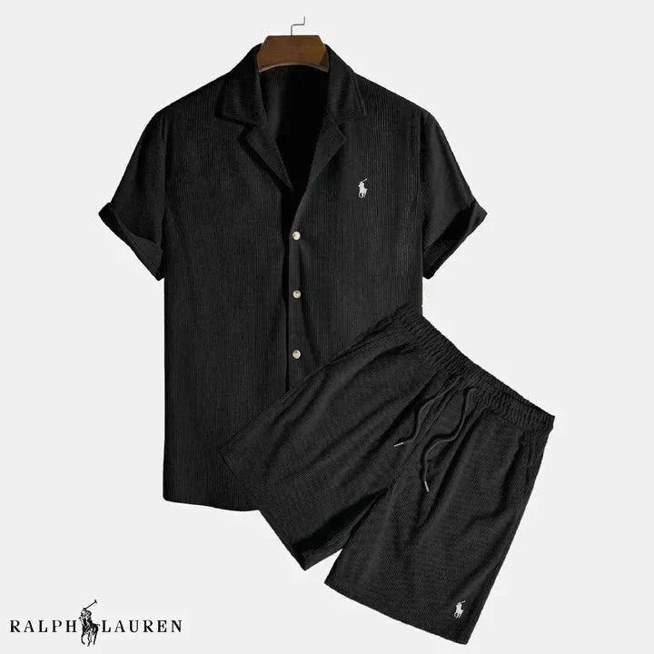 RL Men's Summer Clothes Ralph Lauren Luxvian Black S
