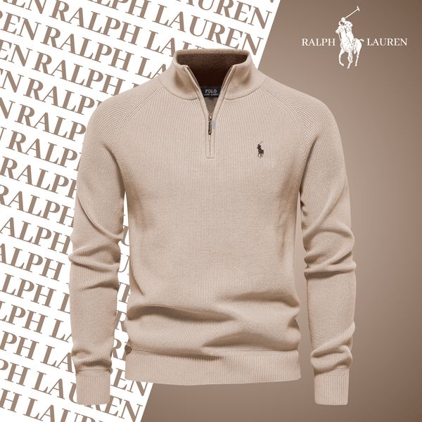 RL Pull Col Zippé (DÉSTOCKAGE) Ralph Lauren Aurev