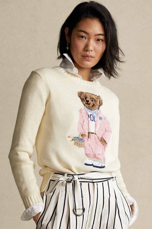 RL Sweater | Pink Bear Ralph Lauren Aurev