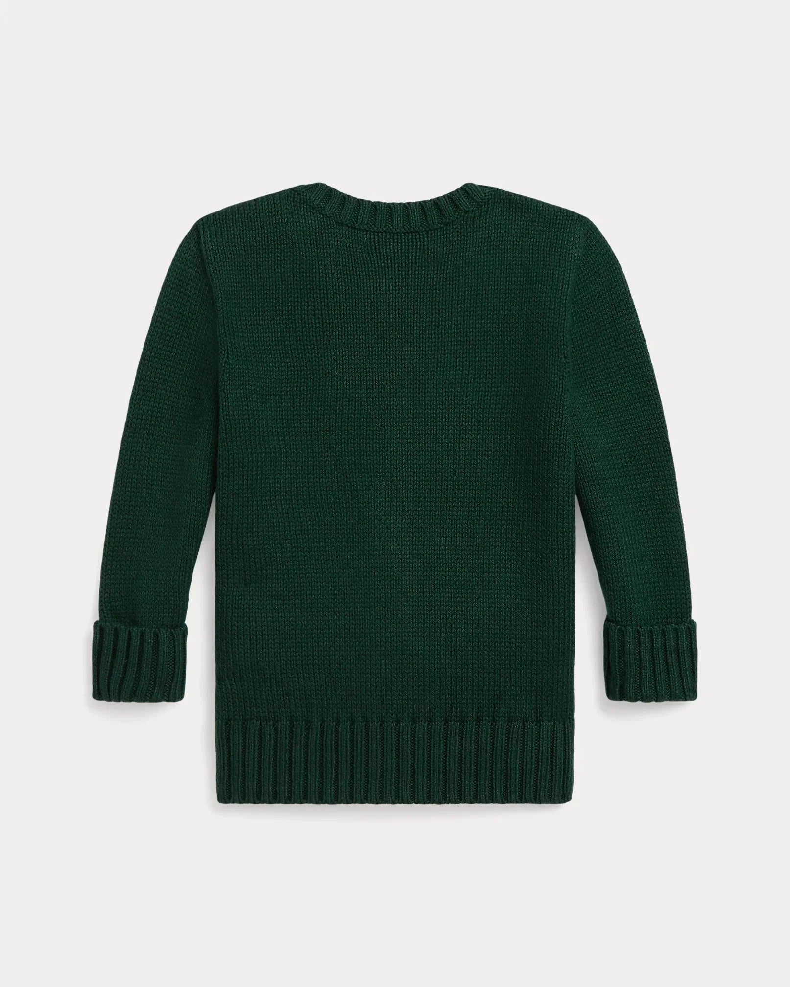 RL Sweater | Pre-Spring Polo Bear Cashmere Sweater Moss Agate Ralph Lauren Luxvian