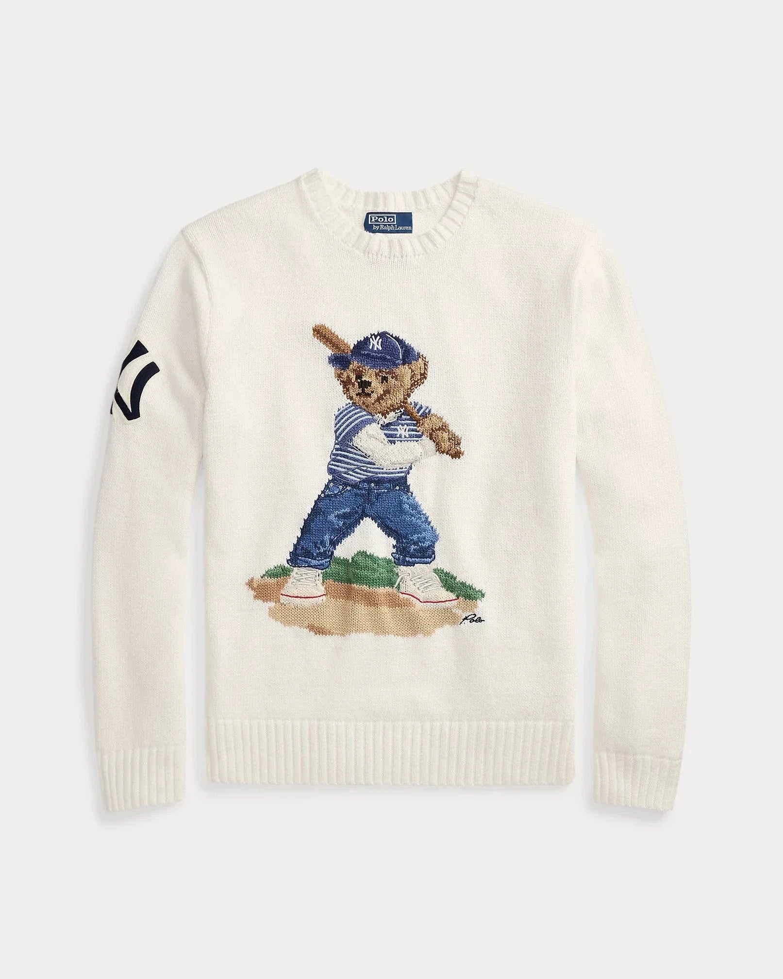 RL Sweater | Yankees Polo Bear Sweater Ralph Lauren Luxvian