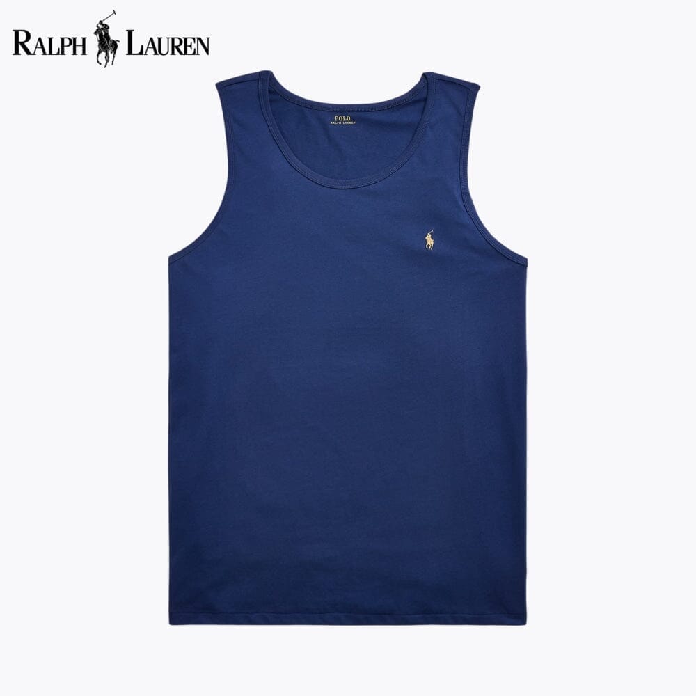 RL Washed Jersey Tank Ralph Lauren Luxvian Blue Navy S