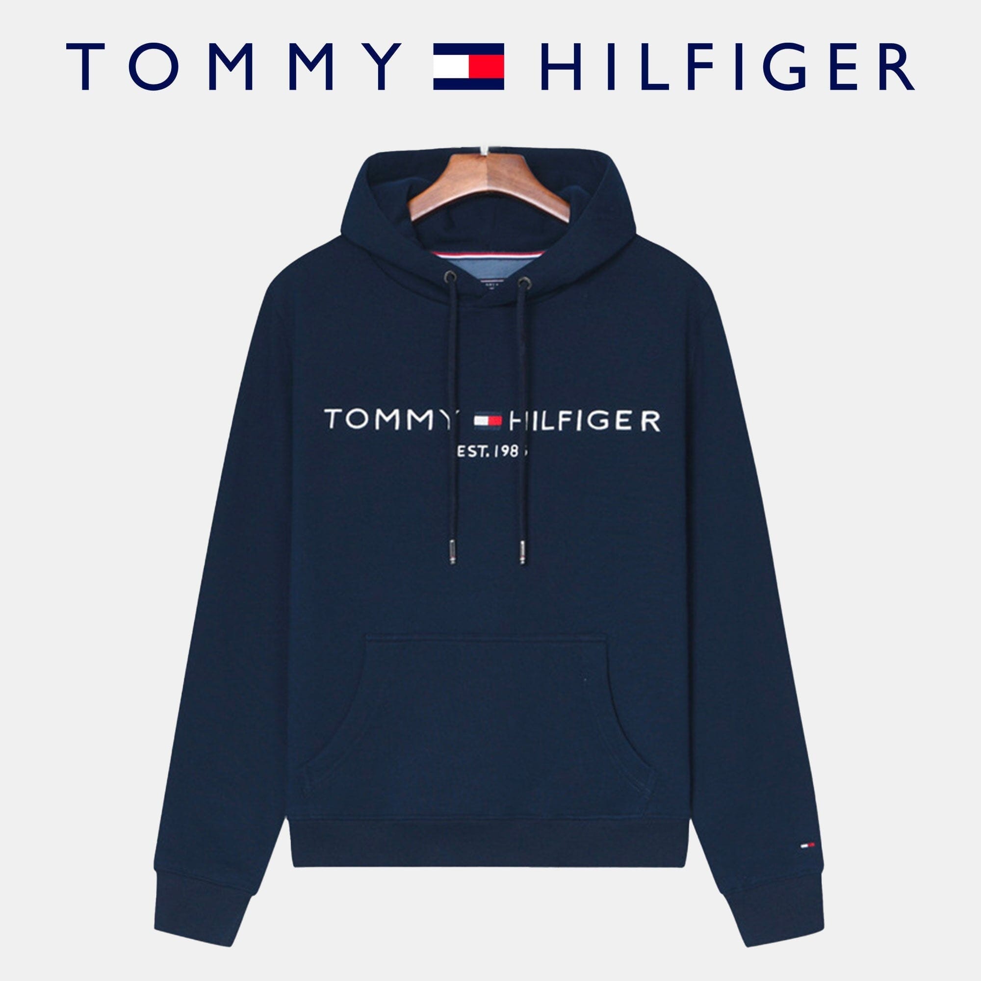 TH Men's Hoodie (Clearance) Tommy Hilfiger Luxvian Blue M