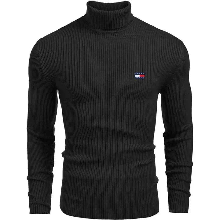 TM Men's Turtleneck Sweater Tommy Hilfiger Luxvian Black M