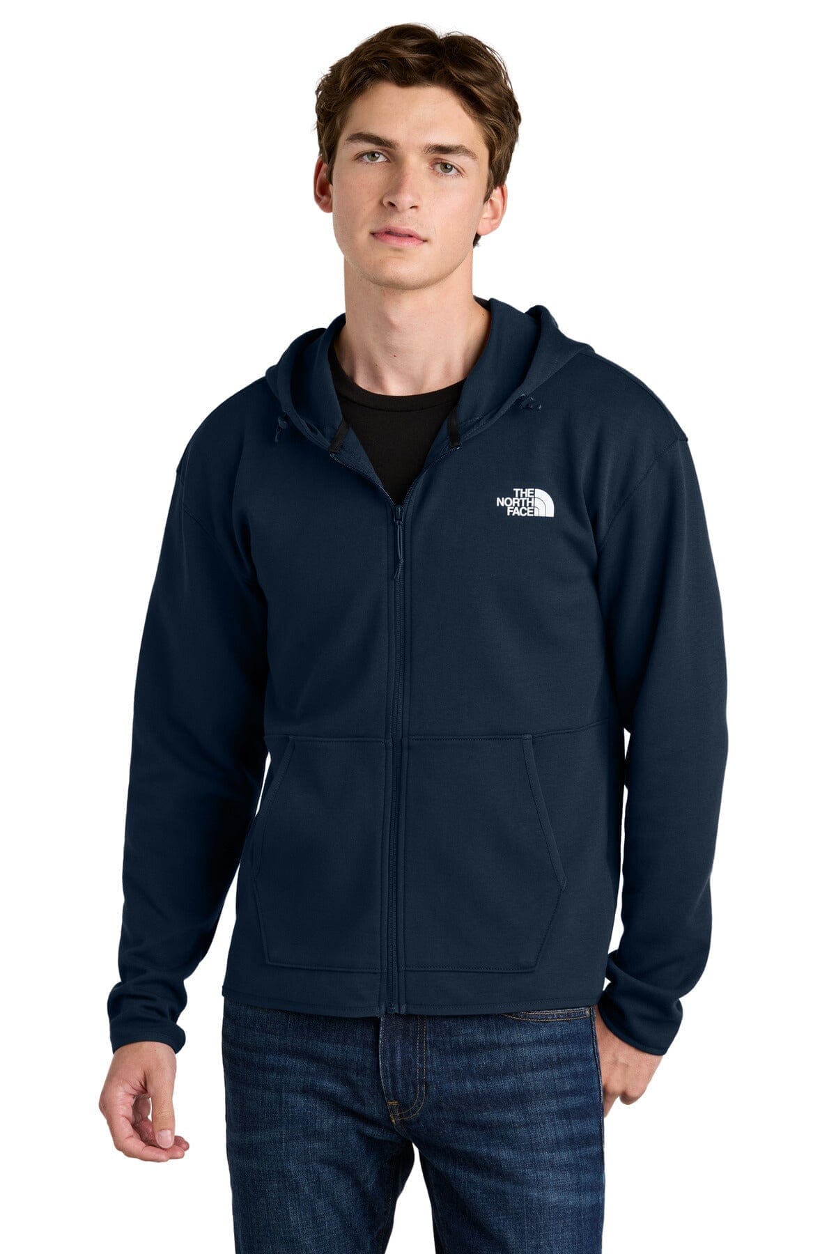 TNF Double-Knit Full-Zip Hoodie The North Face Luxvian Summit Navy S