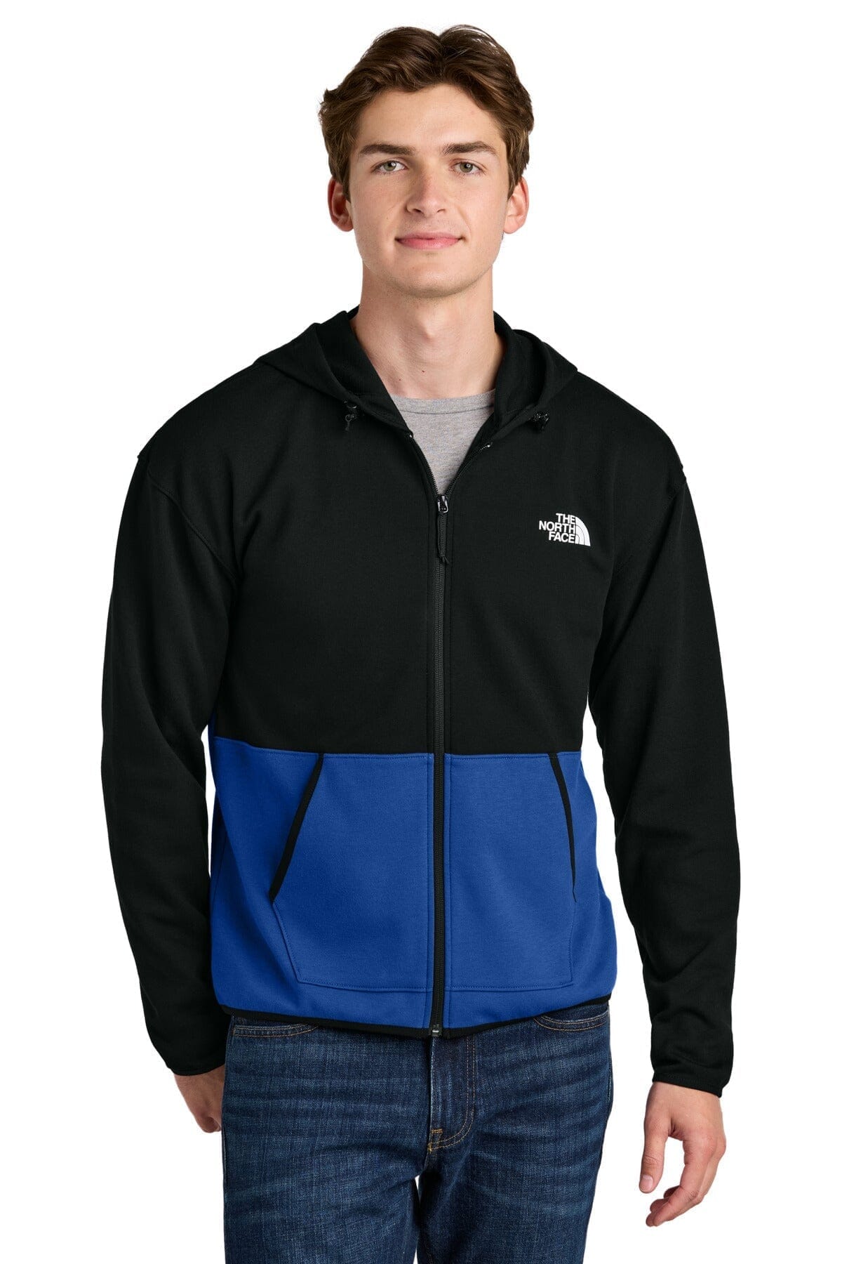 TNF Double-Knit Full-Zip Hoodie The North Face Luxvian TNF Blue/ TNF Black S