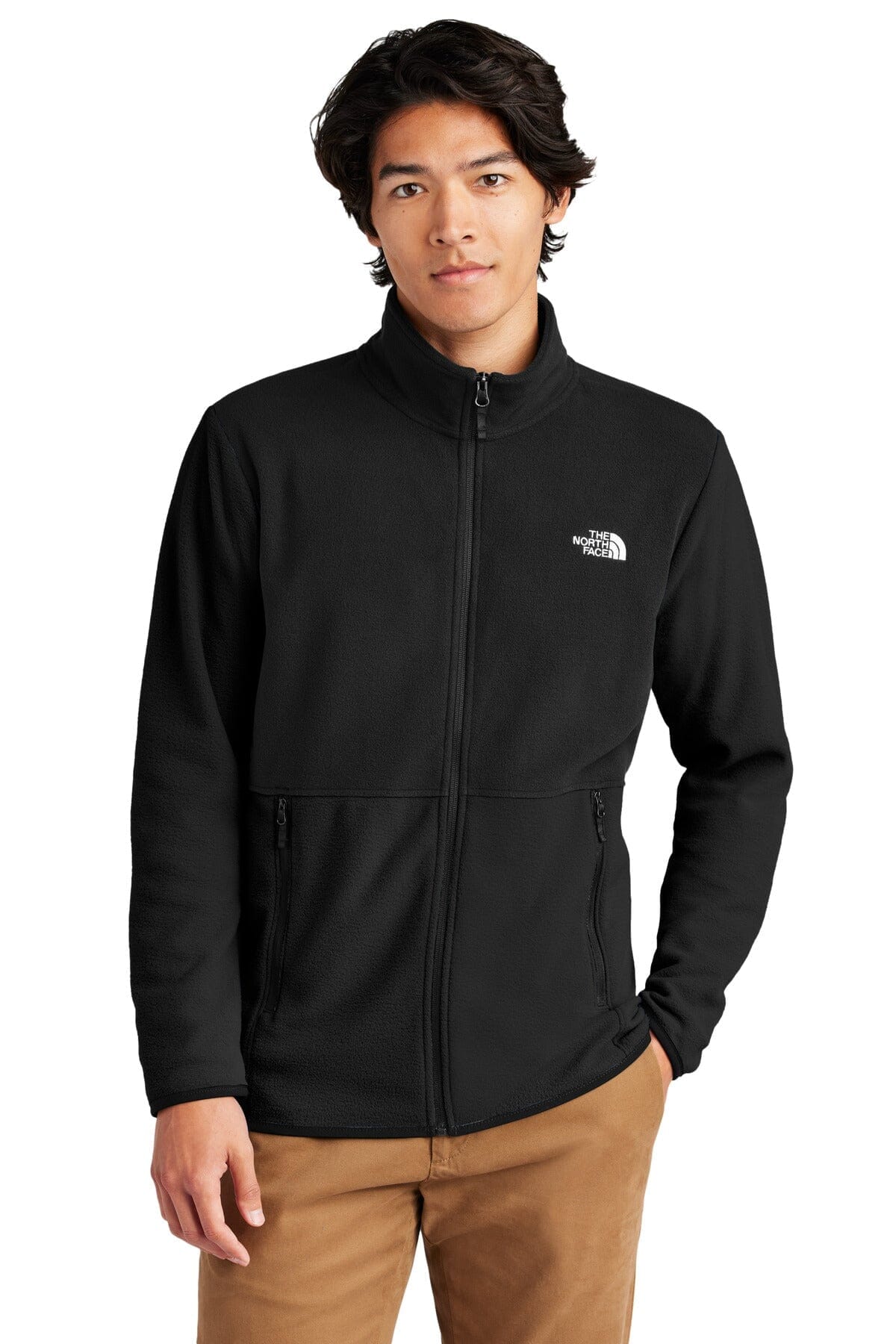 TNF Glacier Full-Zip Fleece Jacket The North Face Luxvian TNF Black S