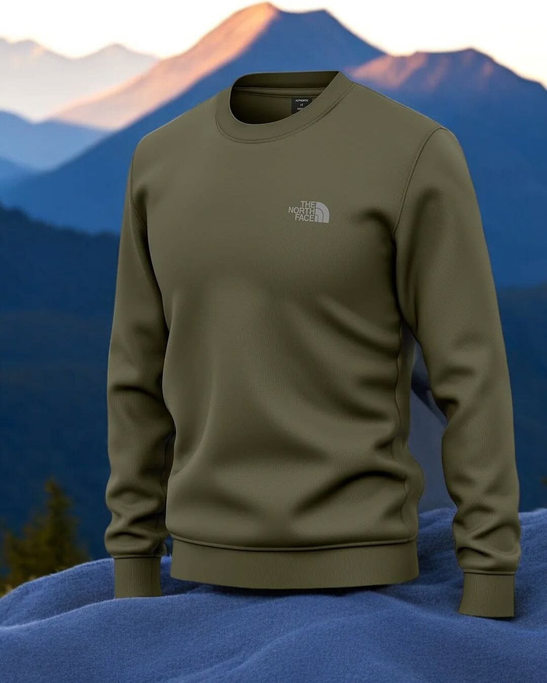 TNF Men's Sweater (Clearance) The North Face Luxvian Khaki S