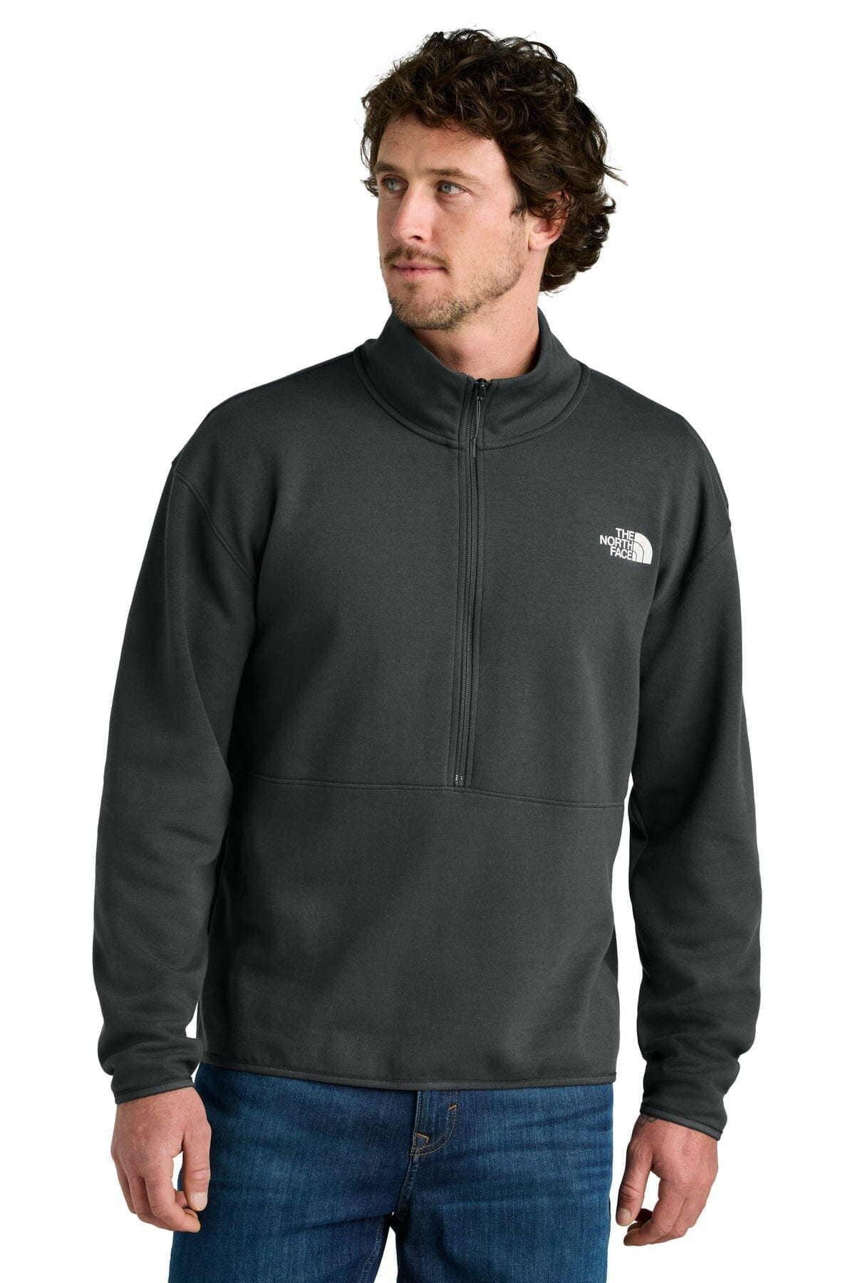 TNF Sleeve Logo Pullover Hoodie The North Face Luxvian Asphalt Grey S