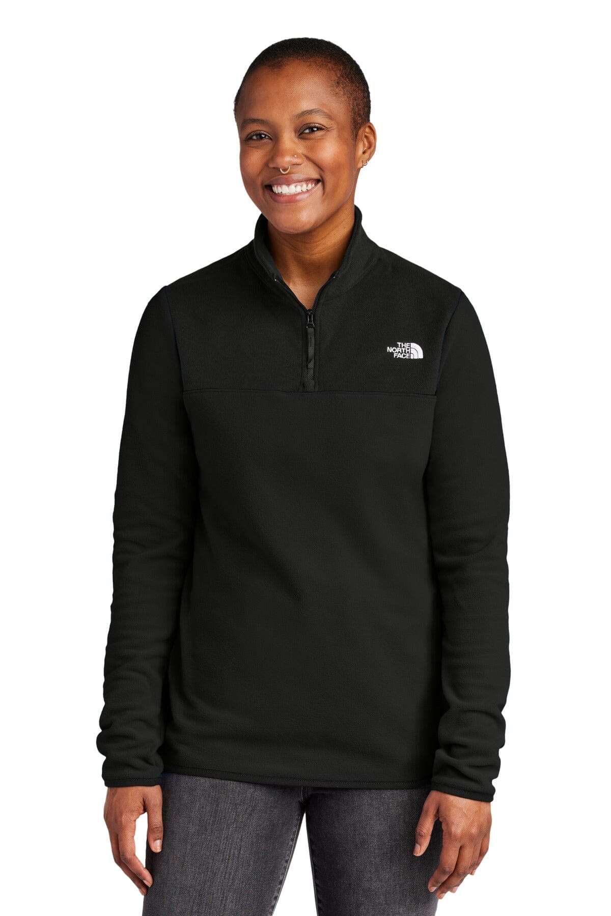 TNF Women's Glacier 1/4-Zip Fleece The North Face Luxvian TNF Black S