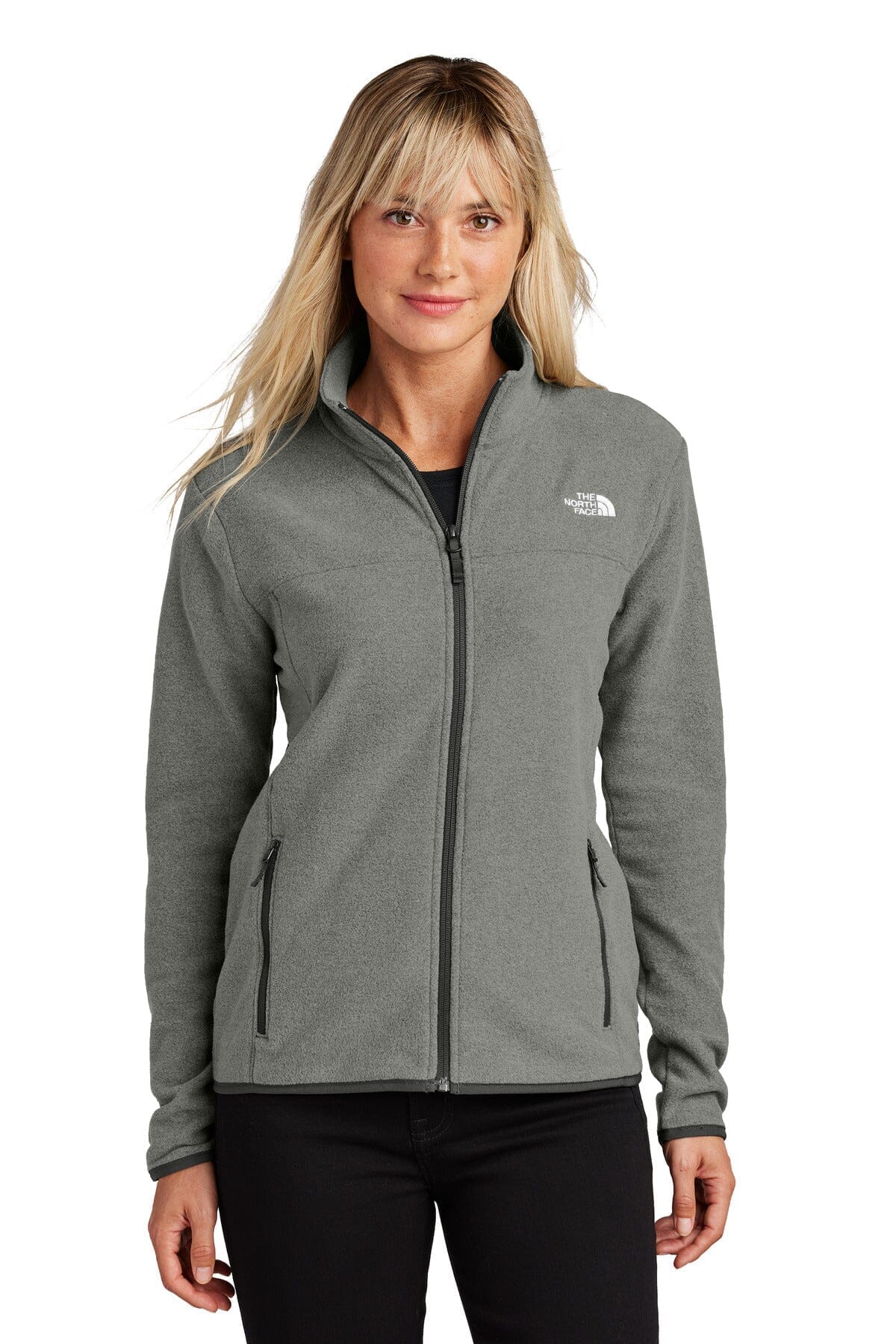 TNF Women's Glacier Full-Zip Fleece Jacket The North Face Luxvian TNF Medium Grey Heather S