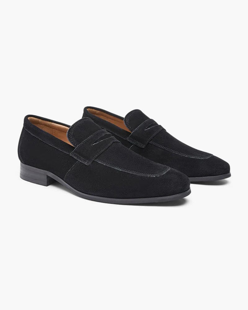 Wildleder Penny Loafer Luxvian Schwarz EU 39 / US 6 / UK 5