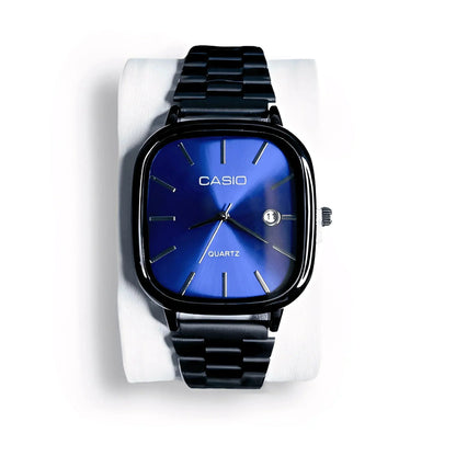C A S I O Luxurious 36mm Watch - Water Resistant | Transferred steel Relógio CASIO Luxurious 36mm - Unissex Resistente à água | Aço Inoxidável Luxvian Blue 