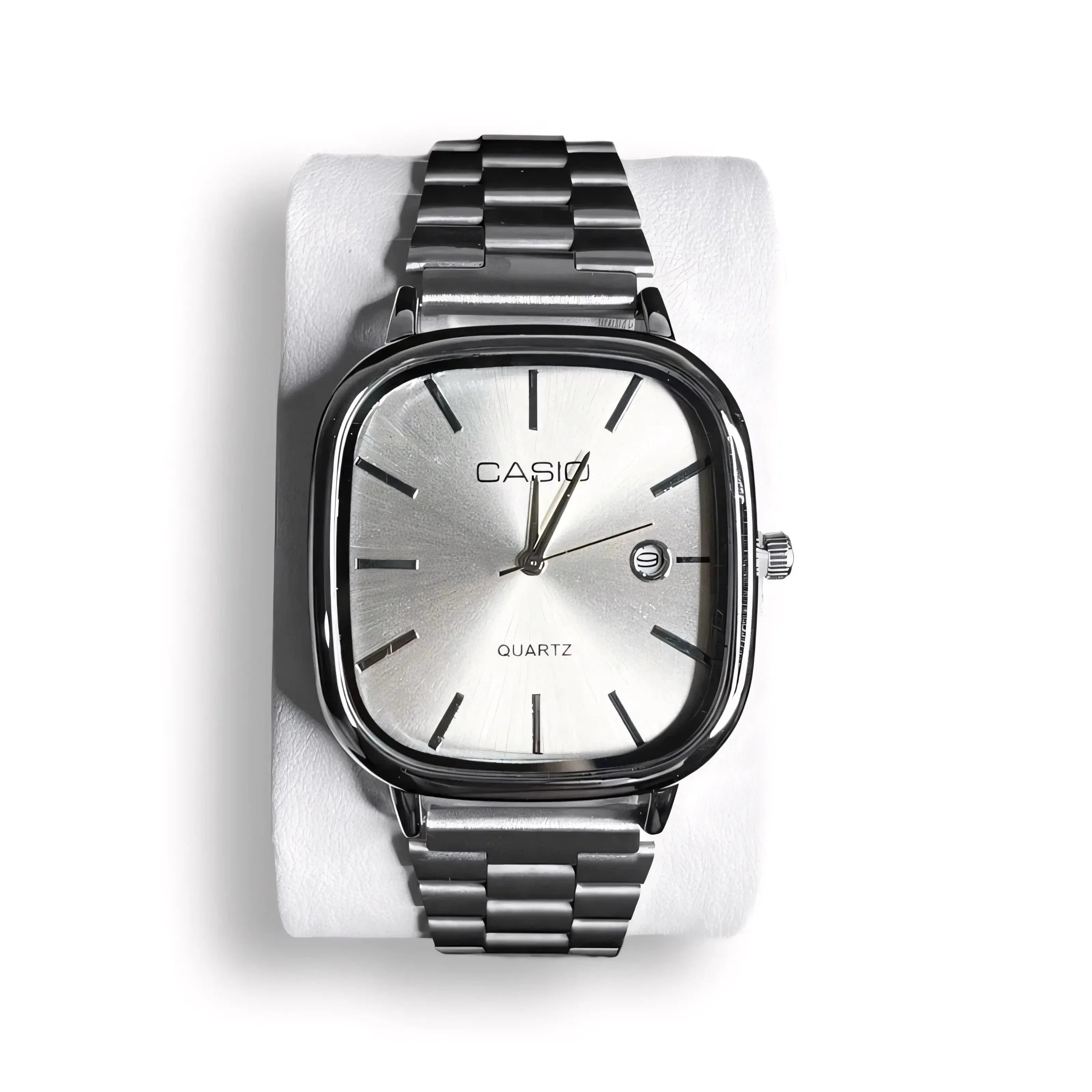 C A S I O Luxurious 36mm Watch - Water Resistant | Transferred steel Relógio CASIO Luxurious 36mm - Unissex Resistente à água | Aço Inoxidável Luxvian Silver 