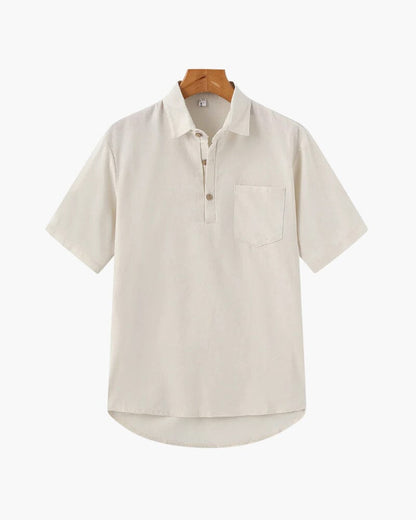 Casablanca - Leinen Polo Aurev Beige S 