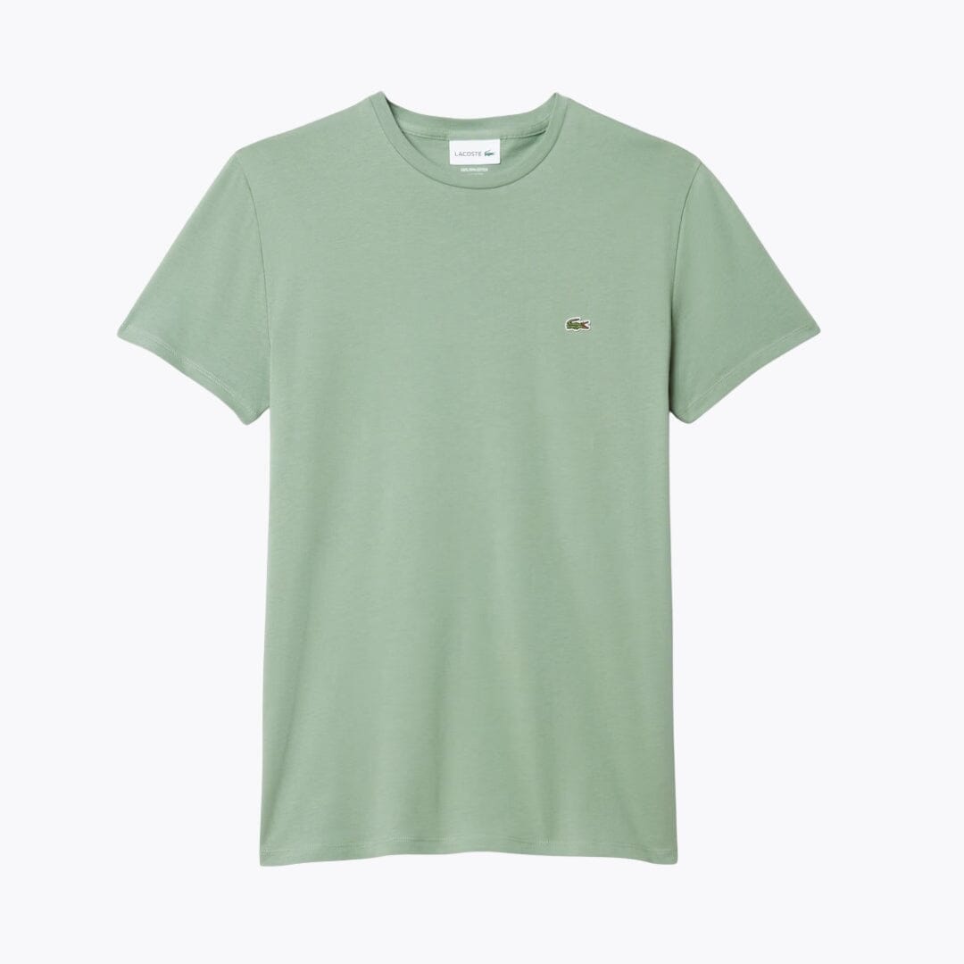 LC Cotton Pima T-shirt Lacoste Aurev Green S 