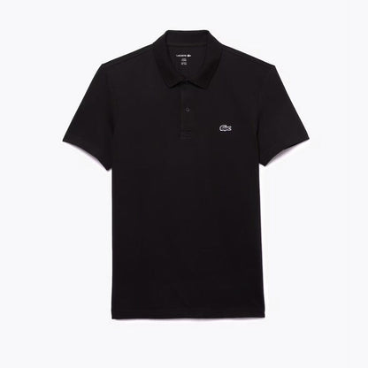 LC Regular Fit Cotton Blend Polo Shirt Lacoste Luxvian Black S 