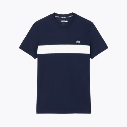 LC Ultra Dry Printed Tennis T-shirt Lacoste Luxvian Navy blue / white S 