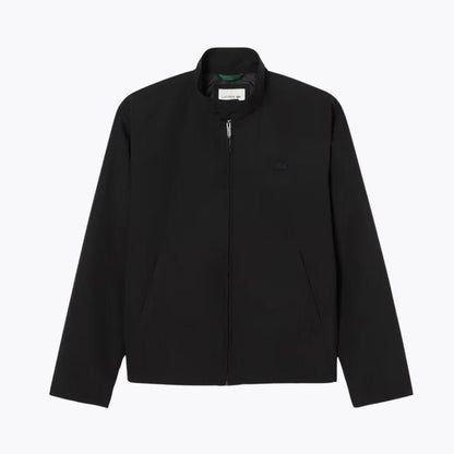 LC Water-Repellent Harrington Windbreaker Jacket Lacoste Aurev Black S 