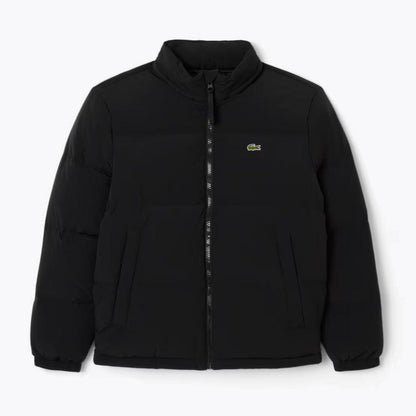 LC Water-Repellent Hooded Down Jacket Lacoste Luxvian Black S 