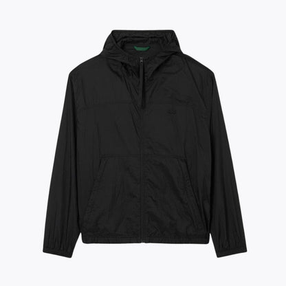 LC Water-Repellent Packable Nylon Jacket Lacoste Luxvian Black S 