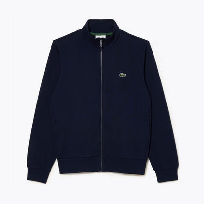 LC Zip-Up High Neck Fleece Sweatshirt Lacoste Aurev Blue S 