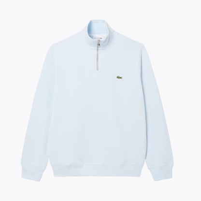 LC Zip-Up High Neck Sweatshirt Lacoste Luxvian Light Blue S 
