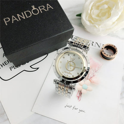 P A N D O R A Moments Glamour Pandora Luxvian Gold White 