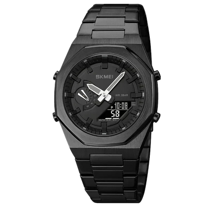 POEDAGAR Watch SKMEI Pro Poedagar Luxvian Black 