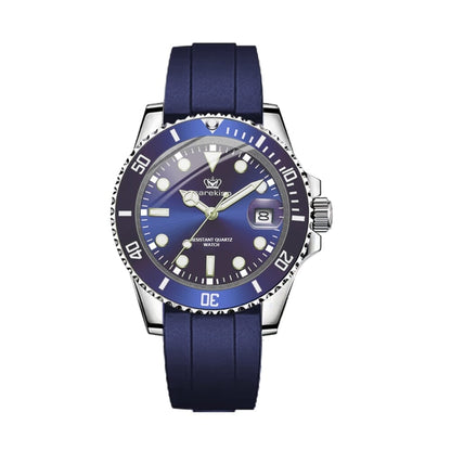 POEDAGAR Watch Subdate Sport Poedagar Luxvian Blue 