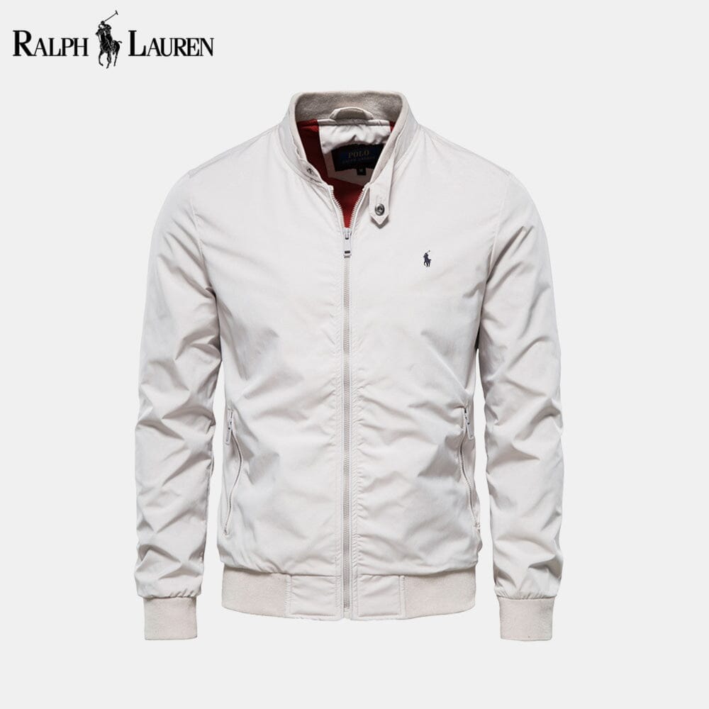 RL Bomber Classic Bomber Jacket Ralph Lauren Luxvian White S 