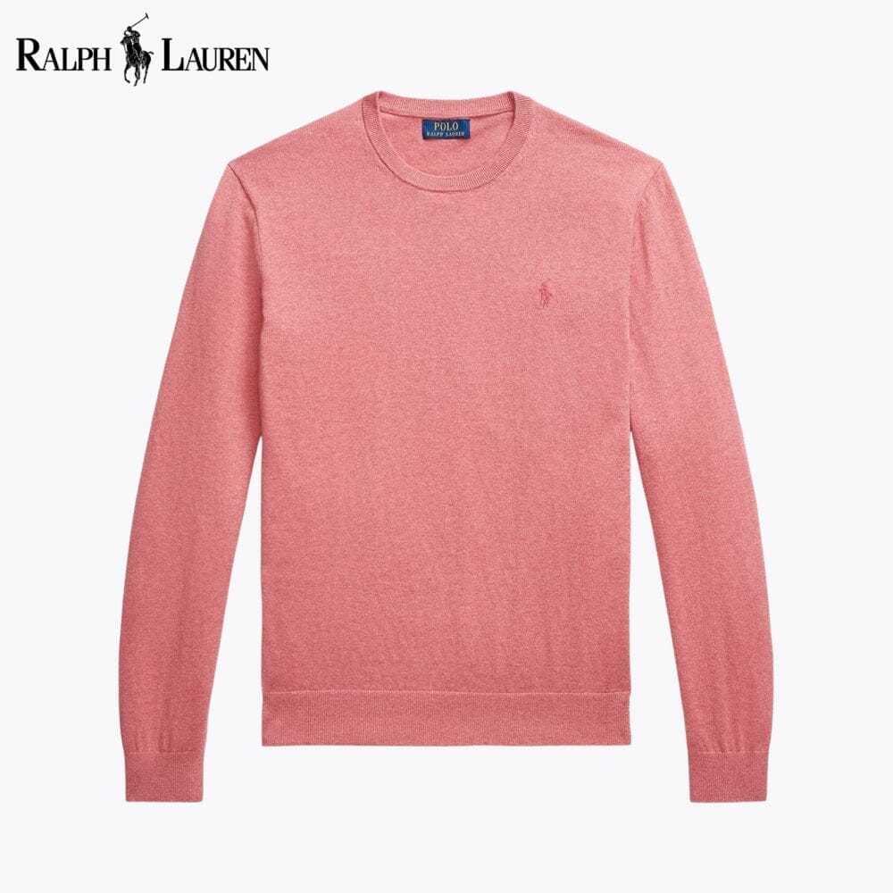 RL Cotton-Cashmere Crewneck Jumper Ralph Lauren Aurev Strawberry Gelato S 