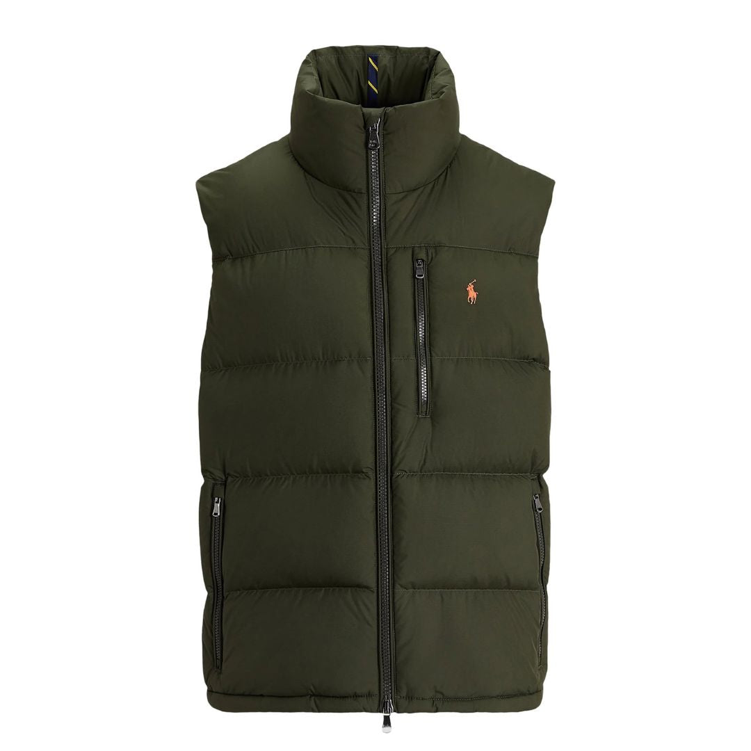 RL | Gilet Signature Homme – Déstockage Ralph Lauren Luxvian Vert Impérial XS 