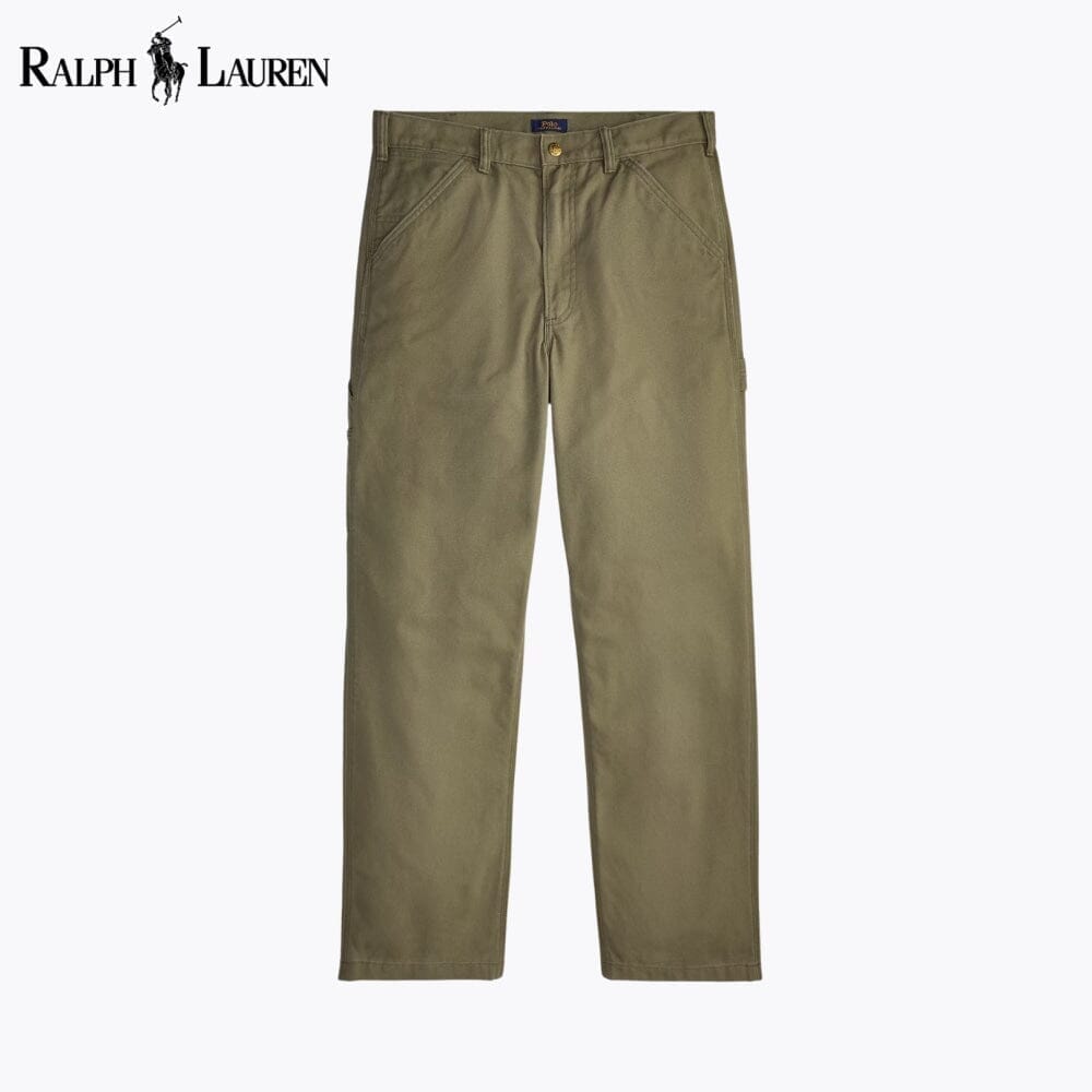 RL Polo Dungaree Canvas Carpenter Trouser Ralph Lauren Luxvian Autumn Sage 28 