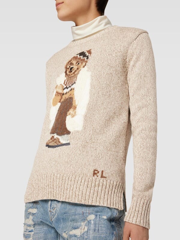 RL Sweater | Bear White Coat Ralph Lauren Luxvian 