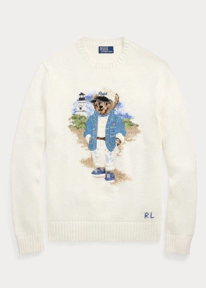 RL Sweater | Blue Polo Bear Ralph Lauren Luxvian 