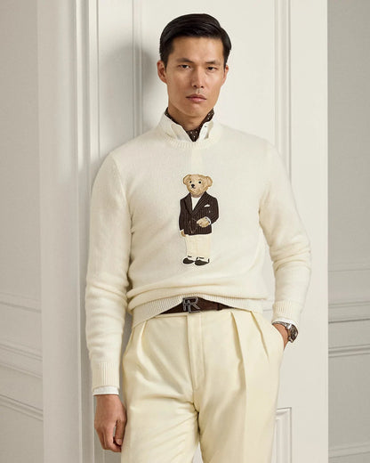 RL Sweater | Polo Bear Cashmere Sweater Ralph Lauren Luxvian 
