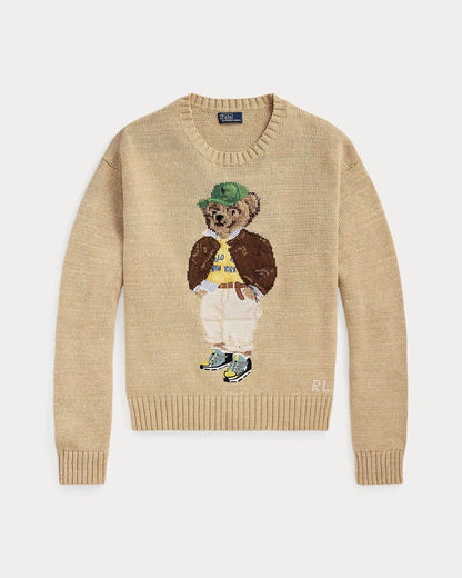 RL Sweater | Polo Bear Cotton Crewneck Sweater Ralph Lauren Luxvian 