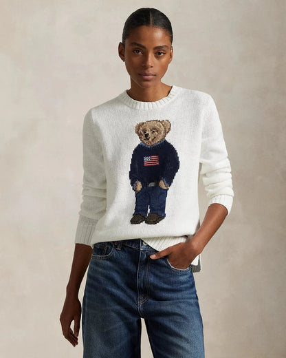 RL Sweater | Polo Bear Cotton Sweater Ralph Lauren Luxvian 