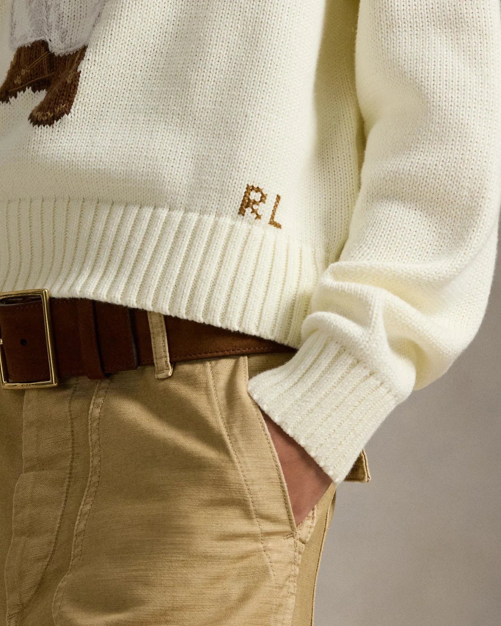 RL Sweater | Polo Bear Cotton Sweater Ralph Lauren Luxvian 