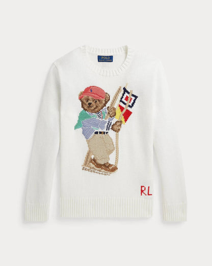 RL Sweater | Polo Bear Cotton Sweater Ralph Lauren Luxvian 