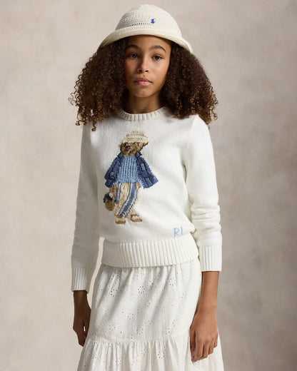 RL Sweater | Polo Bear Cotton Sweater Ralph Lauren Luxvian 