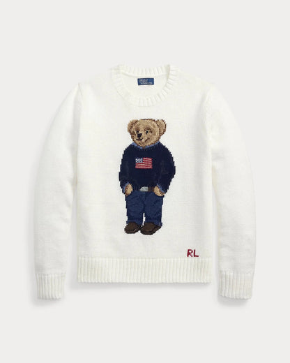 RL Sweater | Polo Bear Cotton Sweater Ralph Lauren Luxvian 
